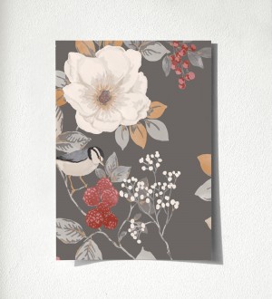 Muestra de papel pintado Caramel Rose 683363 Caramel Rose 500683363