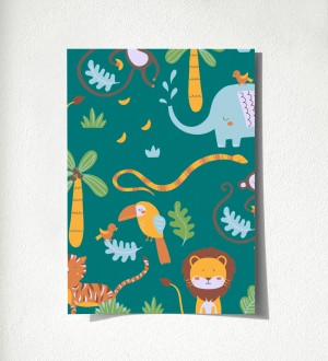 Muestra de papel pintado Playful Safari 683266 Playful Safari 500683266