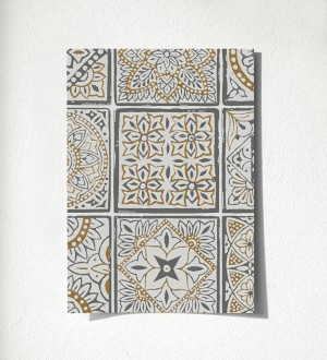 Muestra de papel pintado Marrakech Tiles 683288 Marrakech Tiles 500683288
