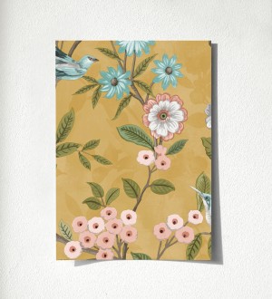 Muestra de papel pintado Bird Haven 682907 Bird Haven 500682907