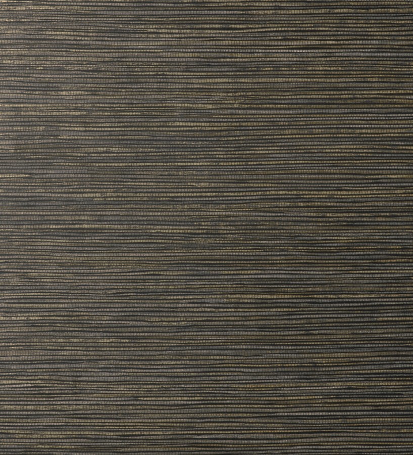 Papel pintado imitación fibra vegetal color chocolate  Manila Modern Fibers 682925