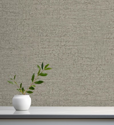 Papel pintado con textura de piedra natural en tonos visón Onyx Mineral 683605