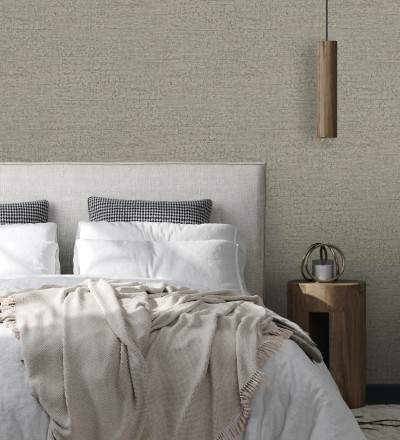 Papel pintado con textura de piedra natural en tonos visón Onyx Mineral 683605