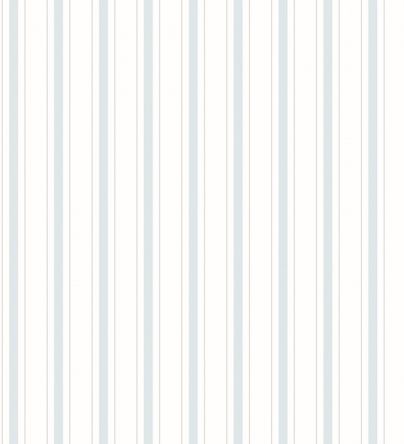 Papel pintado rayas clásicas finas azul  Albert Stripes 126496