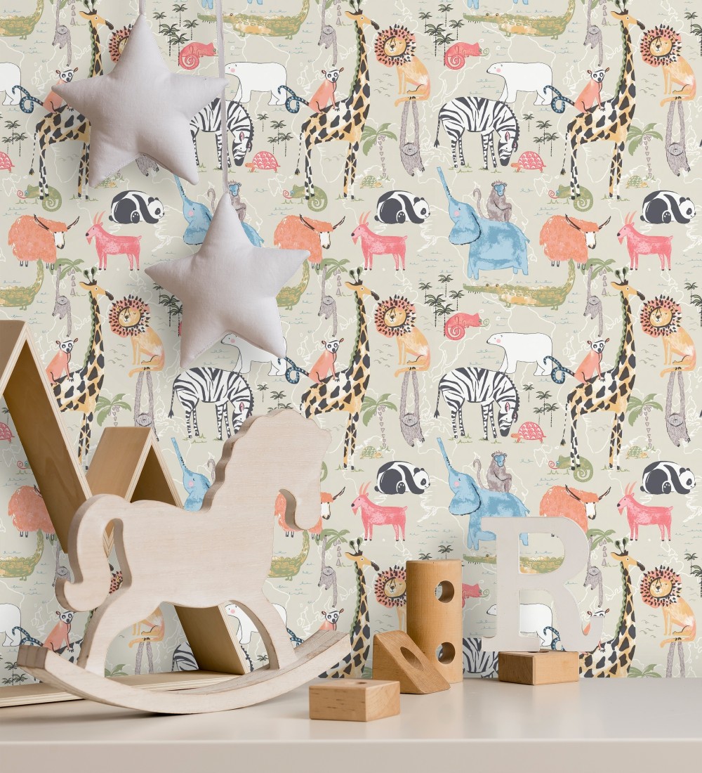 Papel pintado A Street Prints World of Imagination DL27540  