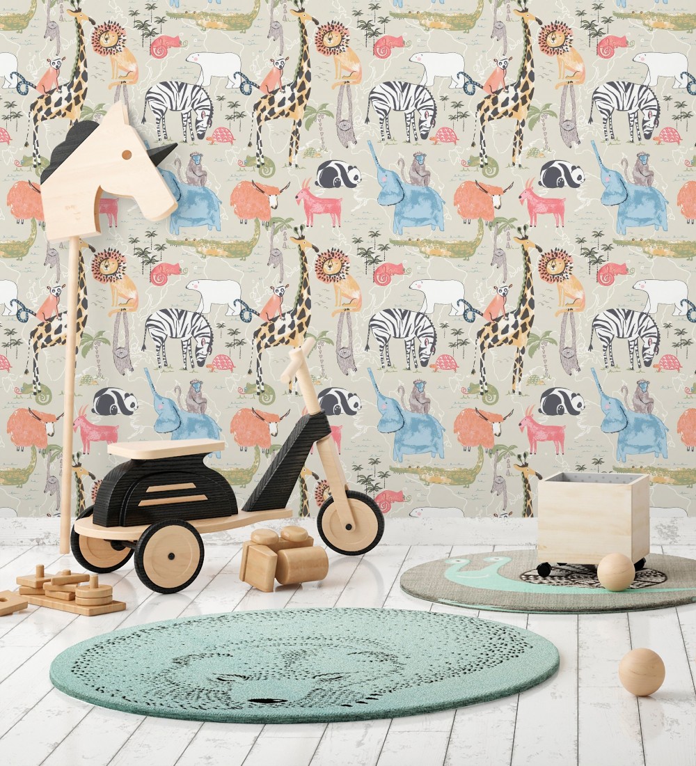 Papel pintado A Street Prints World of Imagination DL27540  