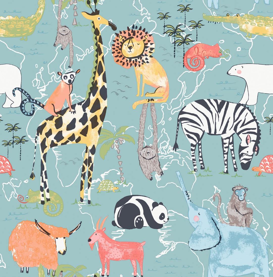 Papel pintado A Street Prints World of Imagination DL27541  