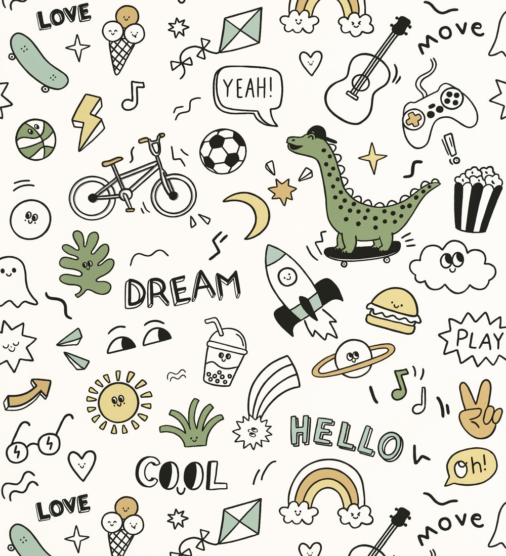 Papel pintado Caselio Les Mini Mondes 105834527  