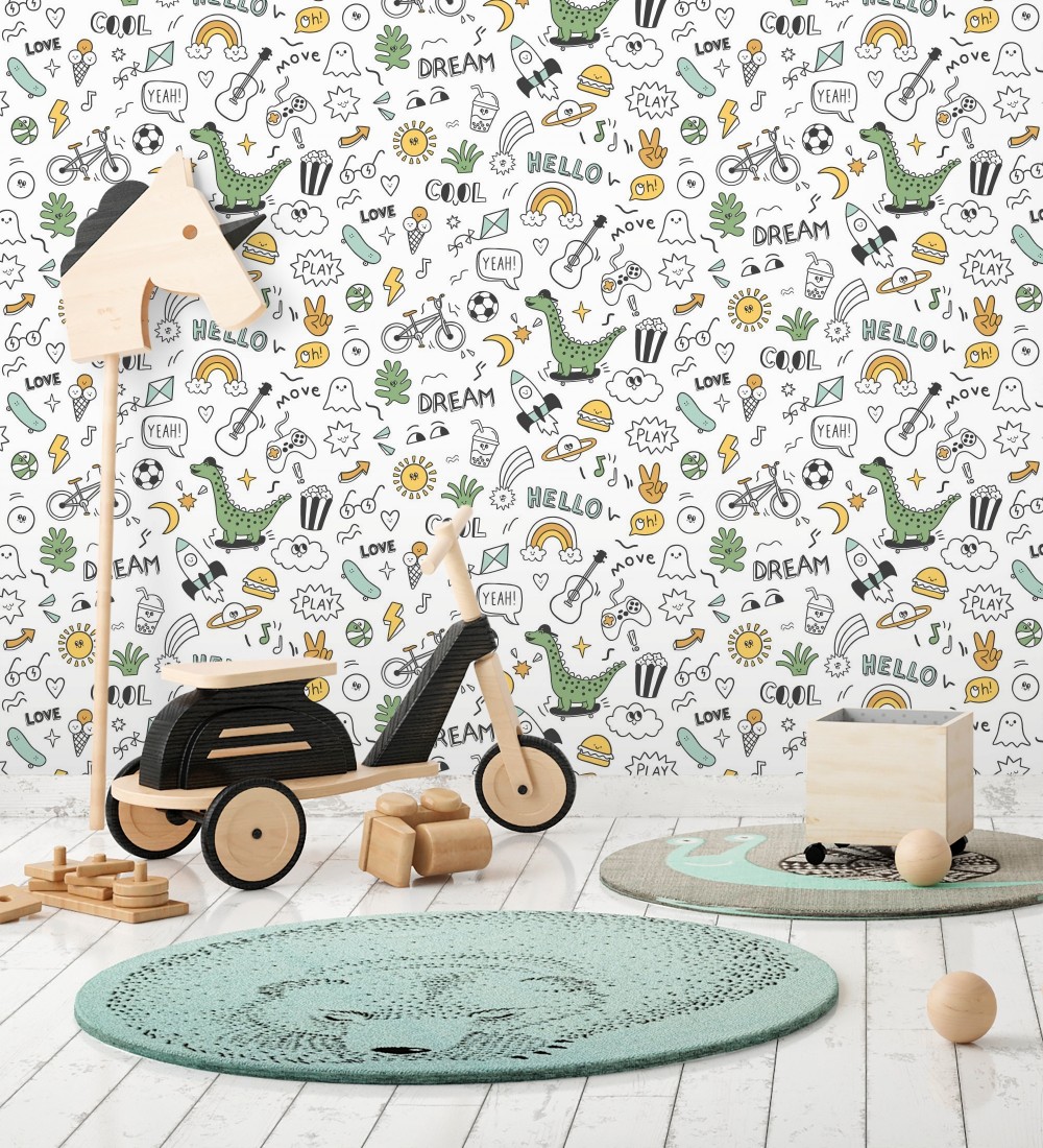 Papel pintado Caselio Les Mini Mondes 105834527  