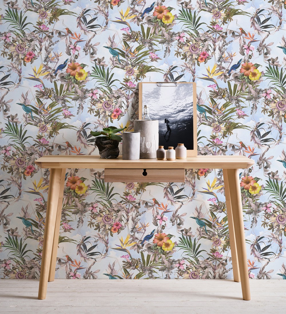 Papel pintado As Creation Dream Flowery 381784  