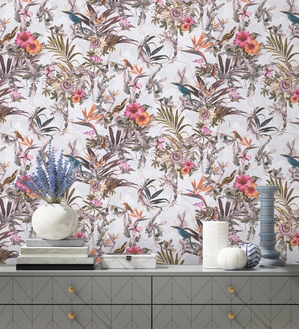 Papel pintado As Creation Dream Flowery 381787  