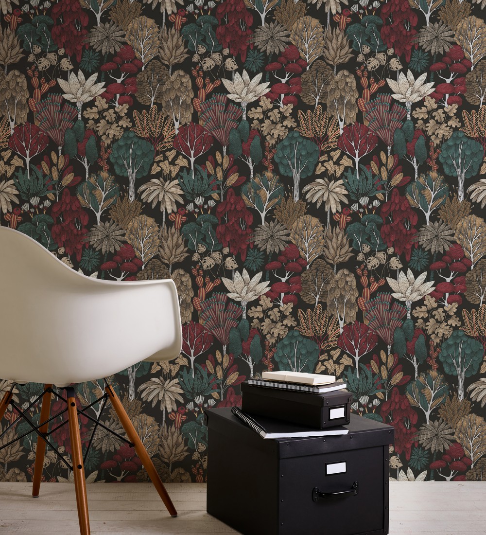 Papel pintado As Creation Floral Impression 377576  