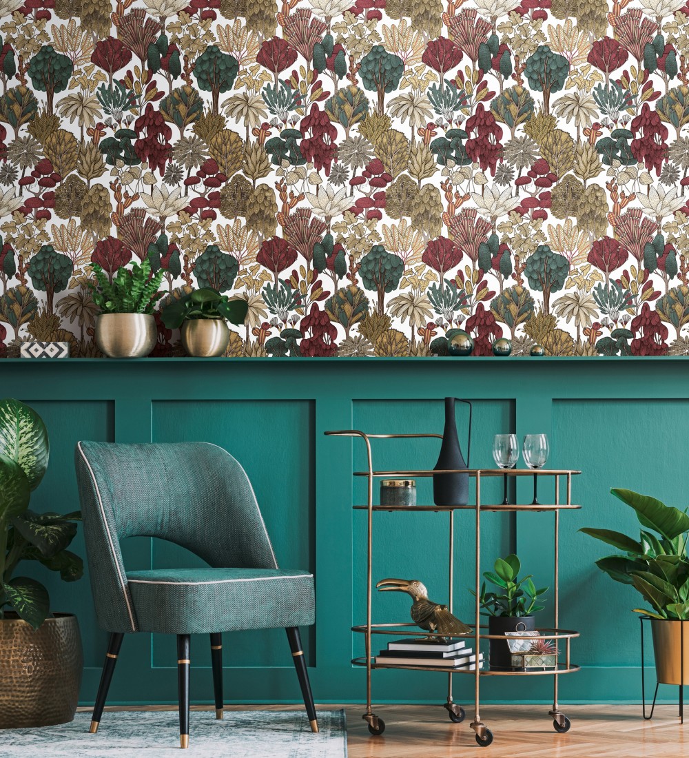 Papel pintado As Creation Floral Impression 377577  