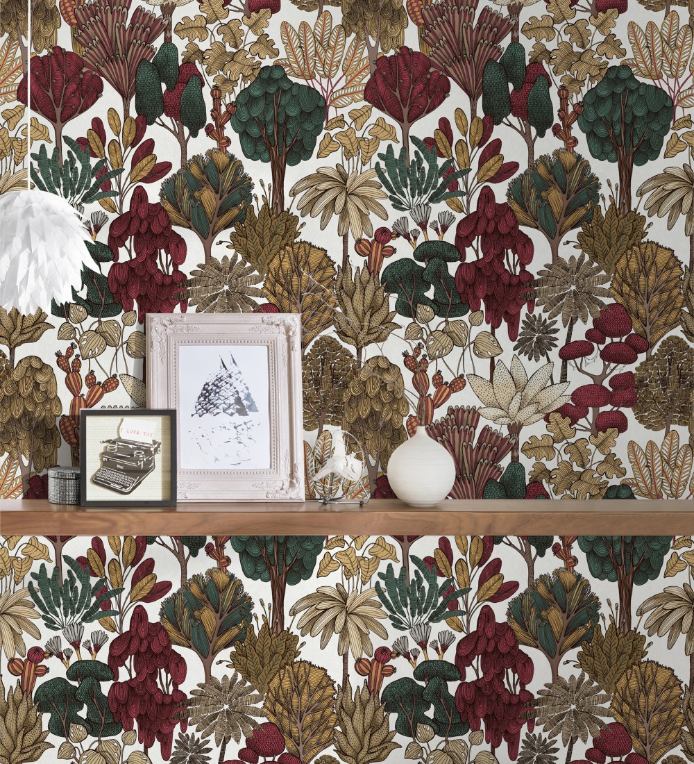 Papel pintado As Creation Floral Impression 377577  